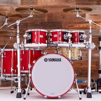 YAMAHA PHOENIX PHX 6 PIECE DRUM KIT, TEXTURED RED GARNET image 8