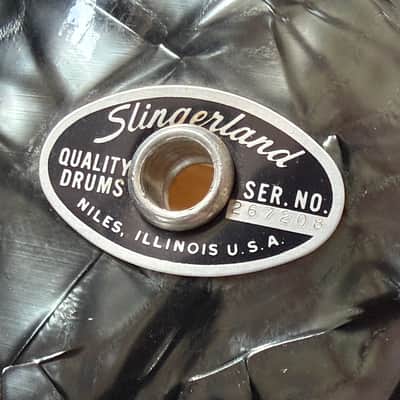 Slingerland 14x5 Five Ply Snare Drum in Black Diamond Pearl image 2
