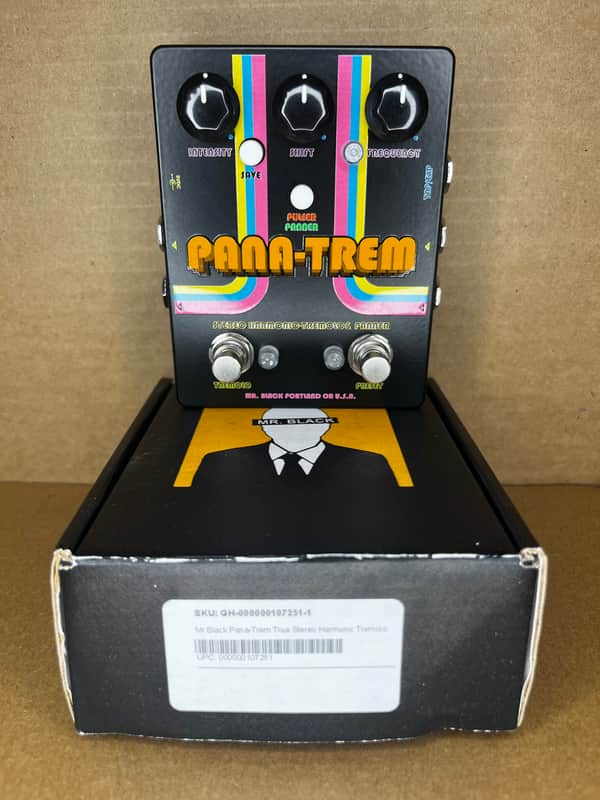 Mr. Black Pana-Trem Stereo Harmonic Tremolo & Panner 2018 - 2019 - Graphic image 1