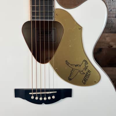 Gretsch G5022CWFE Rancher Falcon Jumbo Cutaway Acoustic-Electric Guitar - White, Free Ship, 656 image 4