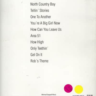 The Charlatans "Tellin' Stories" Piano/Vocal/Guitar image 2