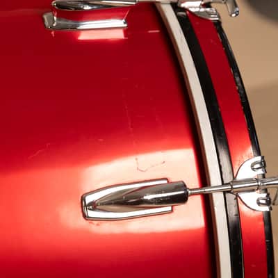 1980s Premier Soundwave Polychromatic Red Drum Set image 13