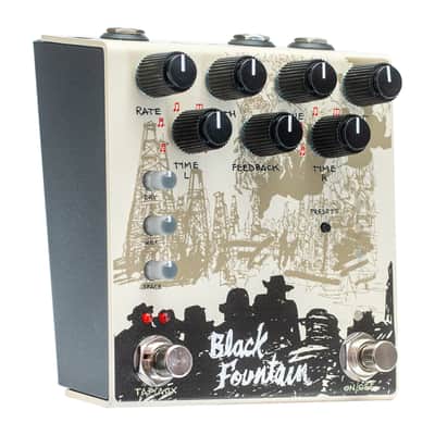 Old Blood Noise Endeavors Black Fountain Stereo Delay Pedal (Cream) image 3