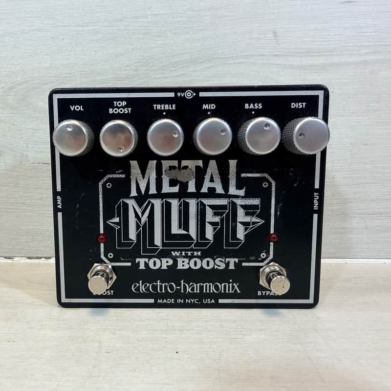 Electro-Harmonix Metal Muff with Top Boost Distortion Pedal – Full Size 2006-Present image 1