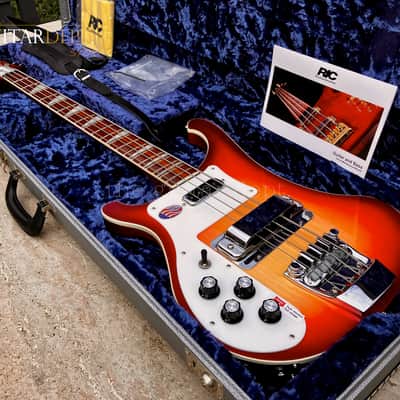 ♚MINT♚ULTRA RARE♚2012 Rickenbacker 4003 Stereo Bass♚ LUSH FIREGLO ♚ LEFT HANDED ♚GEM image 2