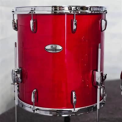 Used Pearl Professional Maple 5pc Drum Set Sequoia Red - Very Good image 6