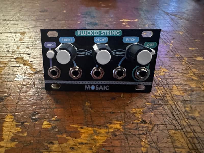 Mosaic Plucked String Physical Modeling Eurorack Module – Intellijel 1U Format image 1
