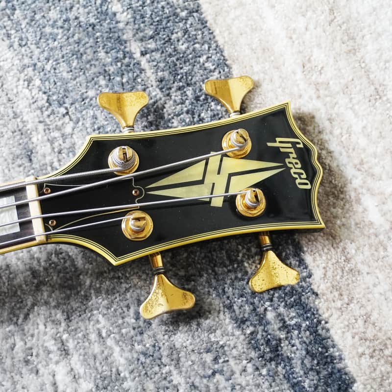 Greco EGB-850 Short Scale Les Paul Bass Black MIJ Fujigen Japan