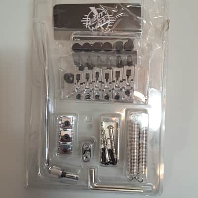 Mighty Mite Floyd Rose Style Double Locking Tremolo System Electric Guitar Bridge -Chrome- In Original Pkg image 1