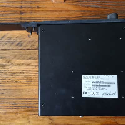 Benchmark DAC1 2-Channel 24-Bit 192kHz D/A Converter 2000s - Black - with rackmounting kit image 4