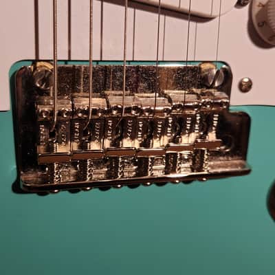 Fender 2000 American Deluxe Stratocaster Rosewood Fretboard Repainted Seafoam Green w/ OHSC, Locking Tuners & Changed Pickups image 10