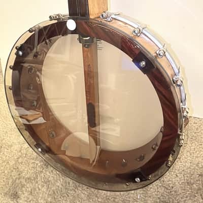 1920'S May Bell / Slingerland 19 Fret Tenor Banjo "RESTOMOD" W/ Orig Hard Case image 12