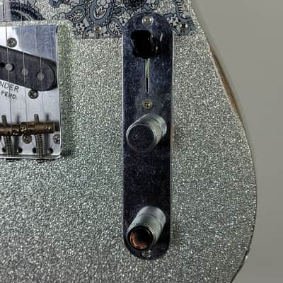 2017 Fender Brad Paisley Road Worn Telecaster - Silver Sparkle image 12