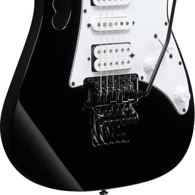 Ibanez JEMJR-BK Steve Vai Signature with Jatoba Fretboard 2022 - Present - Black image 6