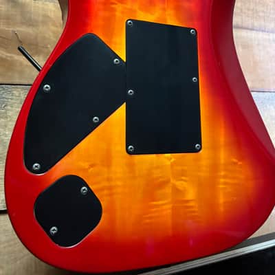 1990's Ibanez MIJ RG770FM Cherry Sunburst w/case image 21