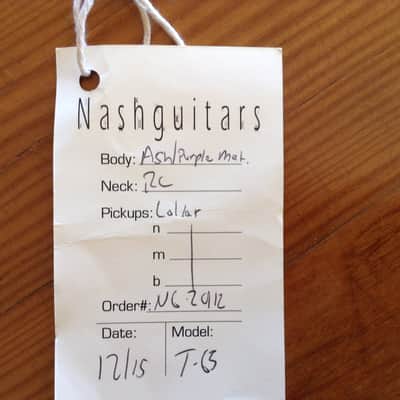 Nash T-63 2015 Purple Billy Gibbons-style image 6