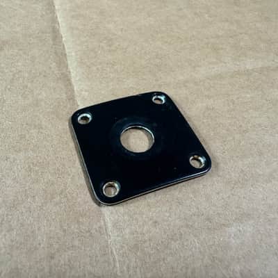 Gibson Vintage 1950's Les Paul Custom Special Junior Black Input Jack Plate 1955 1956 1957 1958 1959 image 1