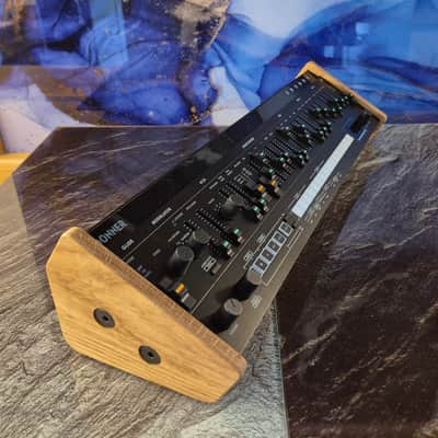 Solid Oak 30° Synth Stand for Donner L1 – Handmade by Synths and Wood UK image 8