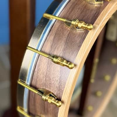 Pisgah Dobson 11" 5-String Banjo with Walnut Rim and Neck, Persimmon Fretboard image 8