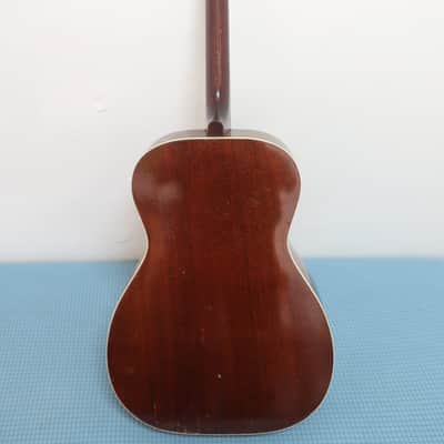 Vintage 1960s Harmony Stella 4 String Acoustic Tenor Guitar Clean Works Great Sunburst Clean! image 8