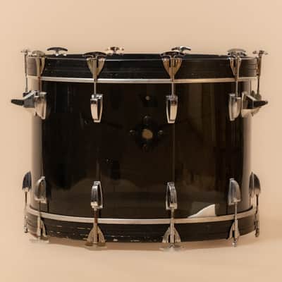1970s Ludwig Vistalite Bass Drum in Smoke - 14x22 image 5