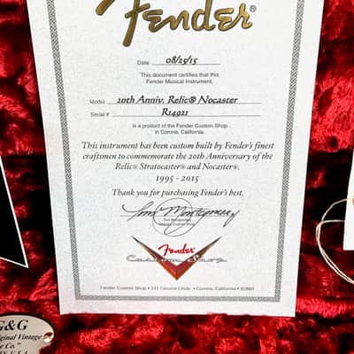 Fender Nocaster 51 Relic Telecaster 20th Anniversary Custom Shop 2015 Blue Sparkle image 23
