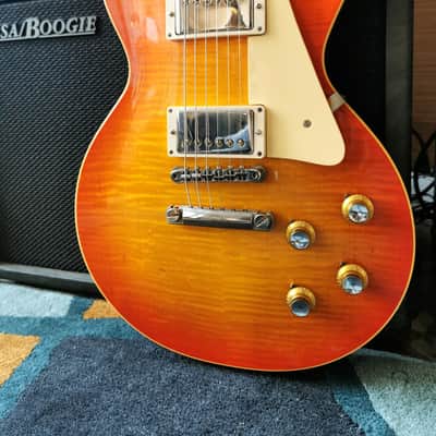 Gibson 1960 Les Paul Standard Reissue 2024 - Tangerine Burst image 4