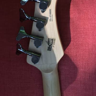MTD MTD Kingston Heir Lefty Left Handed - Matching Headstock Transparent Red image 7