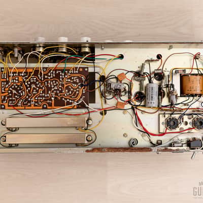 1967 Ace Tone Mighty-5 Vintage Tube Amp Head & 1x12 Cab, Fully-Serviced 117v, Japan image 13