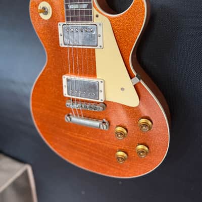 Gibson Mint 2025 Gibson Custom Shop Limited Edition Murphy Lab '57 Les Paul - Orange Sparkle image 5