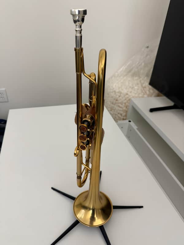 Adams A1 v2 Bb Trumpet - Satin Gold Lacquer image 1