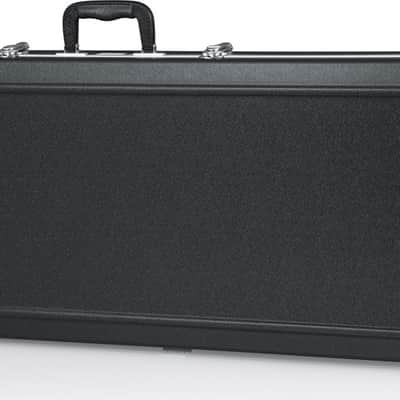 Gator GC-BASS-LED Molded Bass Guitar Hard Case, Black image 1