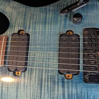 Ibanez S7420FM 1999-2000 - Translucent teal image 2