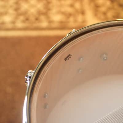 DW 5.5x14 Collector's Pure Oak HVLT Natural Hard Satin Snare Drum - SO#1424763 image 6