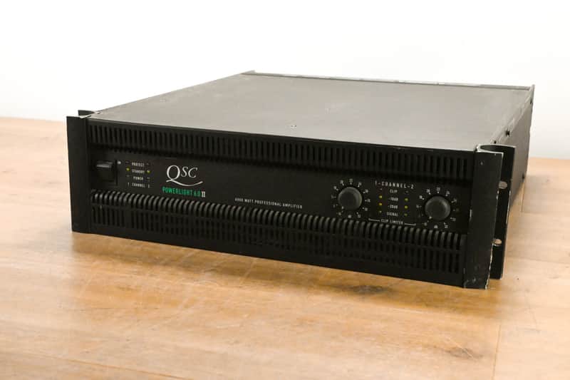 QSC PowerLight 6.0 II 2-channel Power Amplifier CG011TW image 1