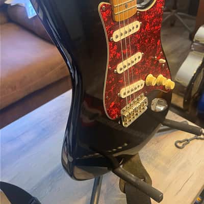 Fender Stratocaster 1994 - Black/Tortoise shell pick guard image 8