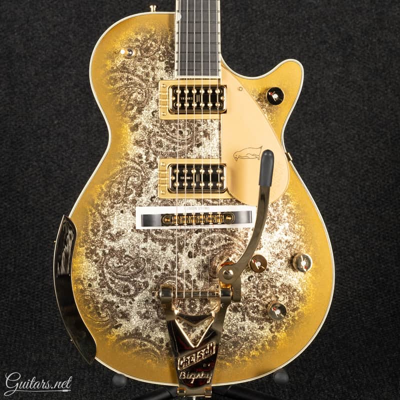 Gretsch G6134TG Paisley Penguin - Gold Paisley Burst image 1