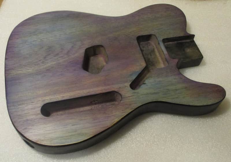 . Dyed Basswood Telecaster Body Multicolor image 1