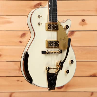 Gretsch G6134T-58 Vintage Select '58 Penguin with Bigsby - Vintage White - JT25103421 - PLEK'd image 1