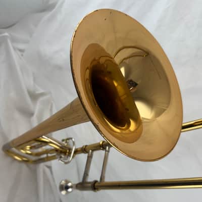 Yamaha YSL-448G Intermediate Bb/F Trombone 2010s - Lacquered Brass image 5