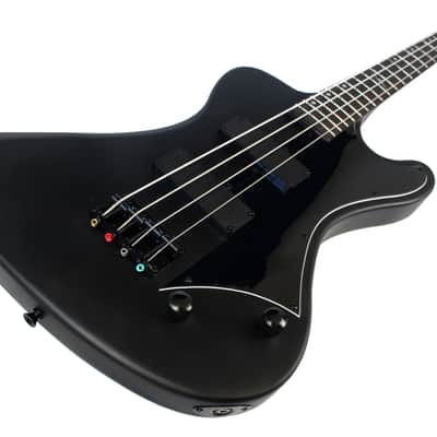 Boult RD-Style Bass Guitar in Satin Black image 10