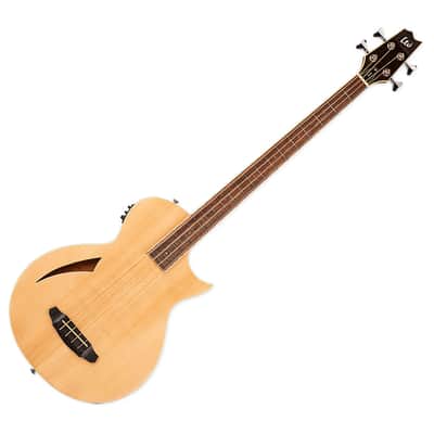 ESP LTD TL-4 Acoustic-Electric Bass Guitar - Natural image 1