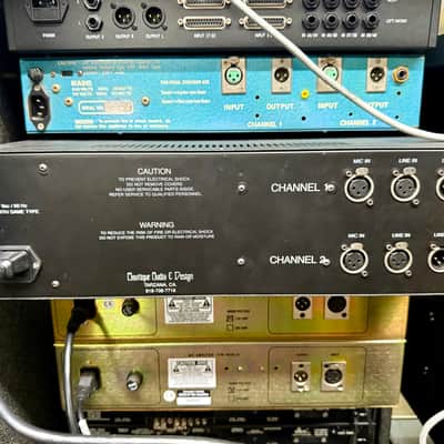 Audix 35102 Micpre EQ racked channel pair 1970 - Neve 33114 original vintage uk BBC discrete analog preamplifier image 6