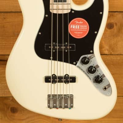 Squier Affinity Series Active Jazz Bass - Maple - Olympic White image 1