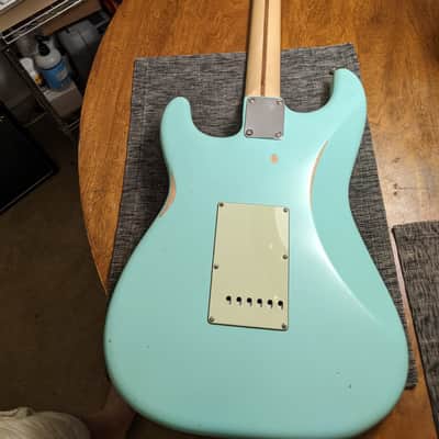 Fender Partscaster Stratocaster 2022 Surf Green image 6