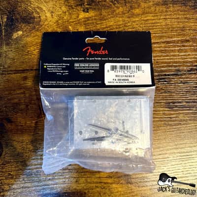 Fender Bridge Deluxe Hi Mass Bass Bridge (2020s - Nickel) image 2