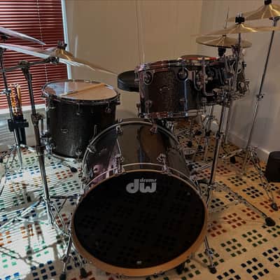DW Performance Series 4pc Shell Pack 10/12/16/22 - 2025 - Pewter Sparkle image 10