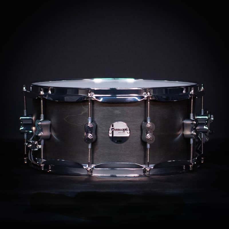 PDP 14" x 6.5" Maple Shell Snare Drum, Black Wax Finish image 1