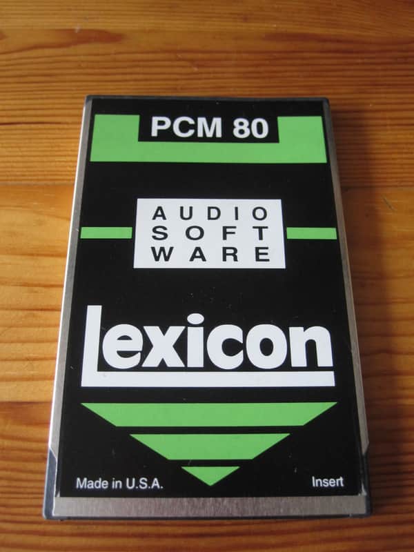 Scott Martin Gershin card Lexicon PCM 80 pcm80 81 custom preset algorithm board expansion post FX image 1