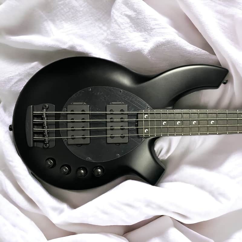 Ernie Ball Music Man Bongo 4 String HH, Stealth / Ebony image 1